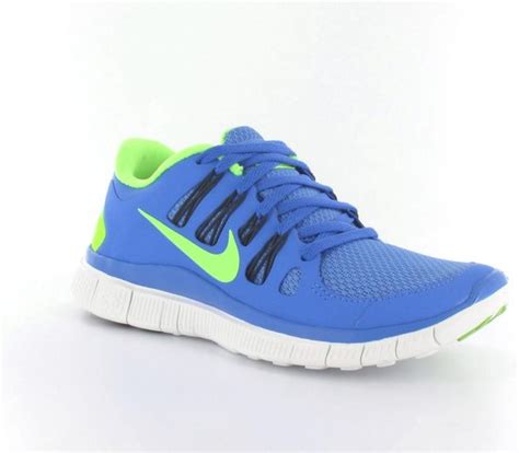 nike free 5.0+ hardloopschoenen dames maat 42 blauw fluor geel|Nike Free .